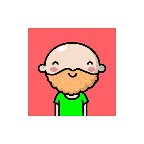 Cartoon style profile picture