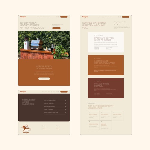 Mini Website Refresh for Mobile Coffee Business