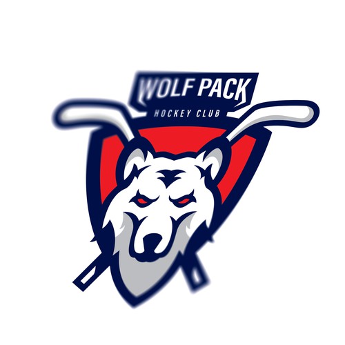 Mascot logo for a hockey club