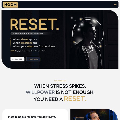 Modern Digital Wellness Product Needs Website