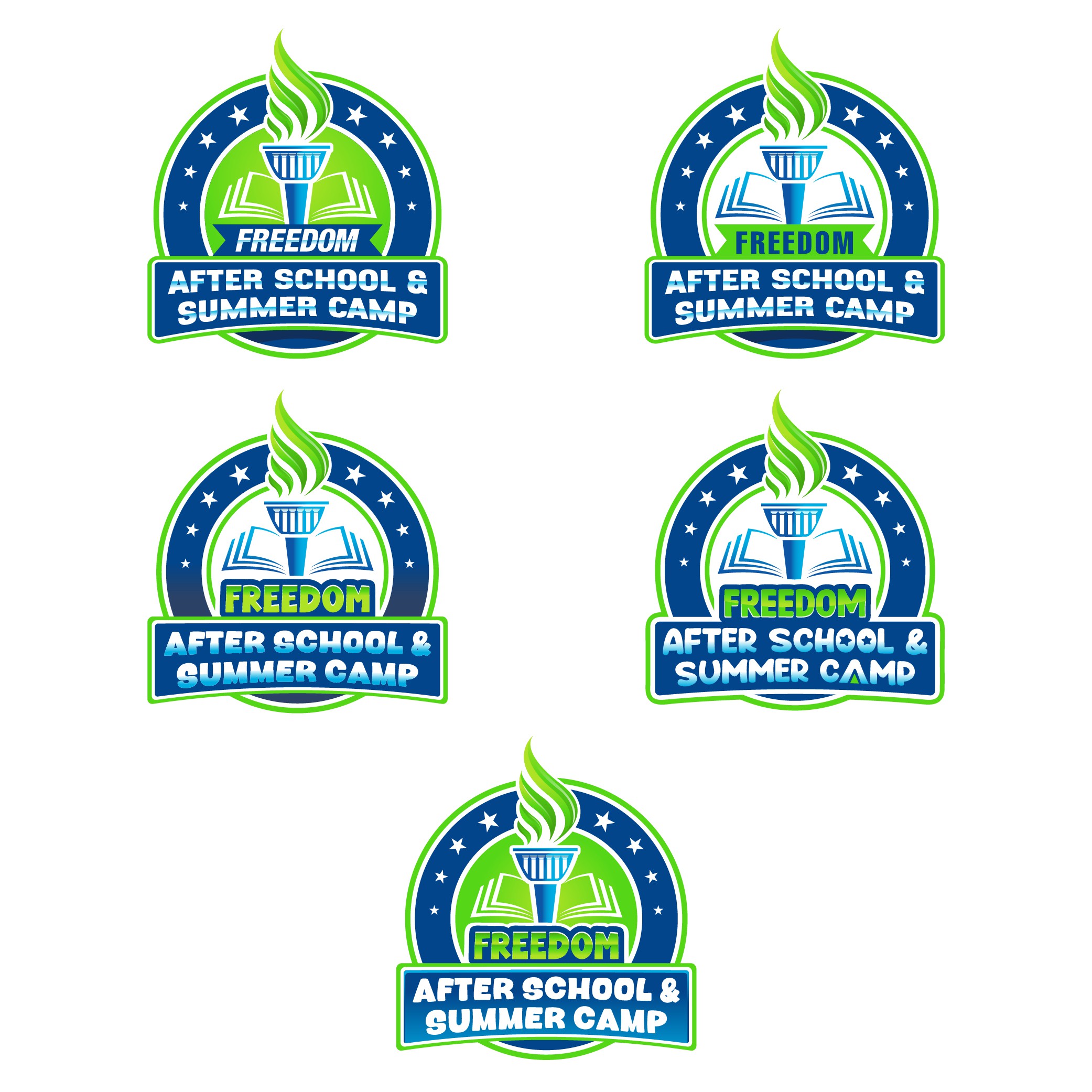 Colorful and fun logo for after school program