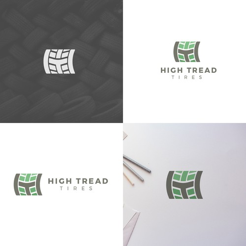 Logo concept for online tire sales company