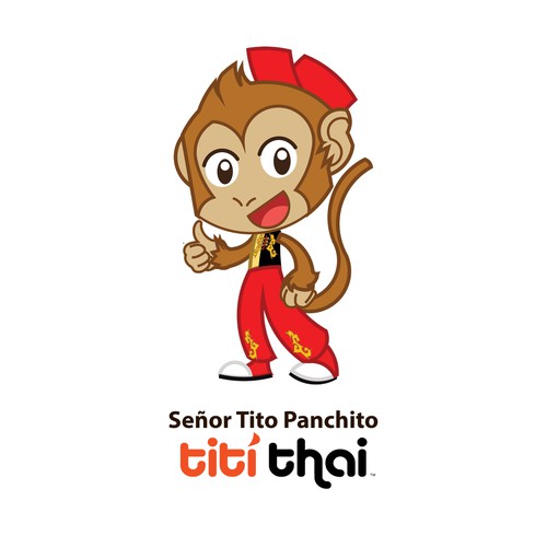 Mascot for a Thai Fast Food Restaurant Chain