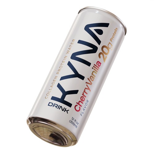 Drink KYNA – Collagen Protein Water Can Design