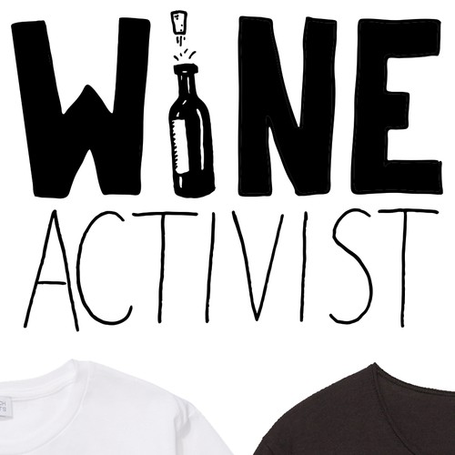 T-Shirt Design for Wine Club