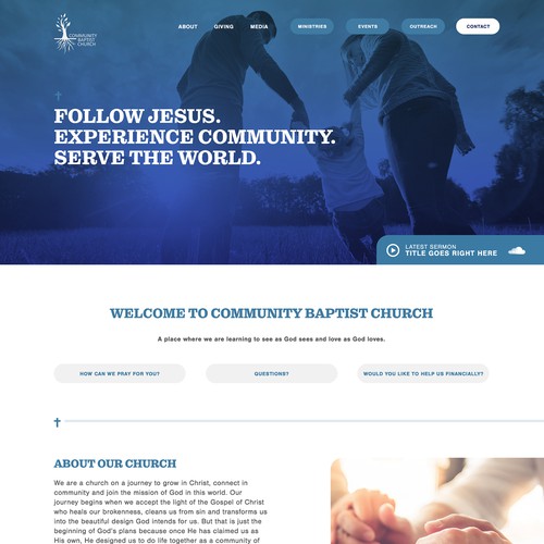 Website for Baptist Church