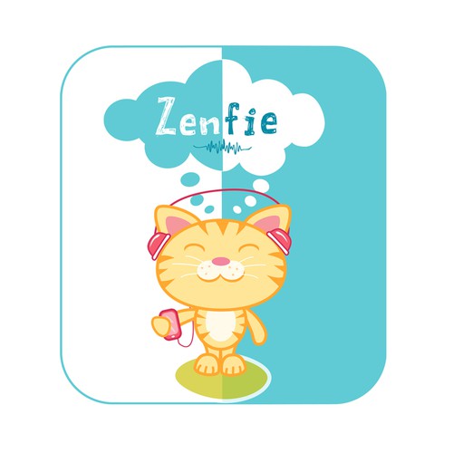 Create illustrations and design identity for Zenfie