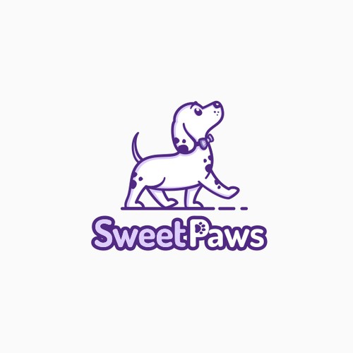 Sweet Paws doggy daycare logo