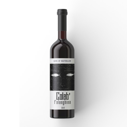 wine label design