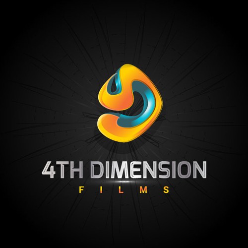 Create a unique logo design for  '4th dimension films' (indie film company)