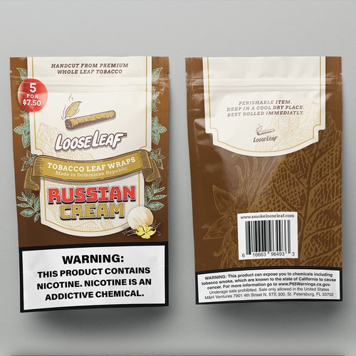 Tobacco Leaf Wraps Packaging