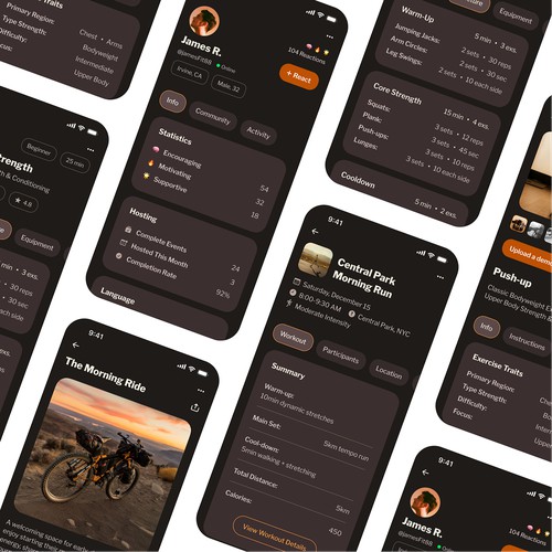 A Retro Minimalist iOS Fitness App needs a new redesign!