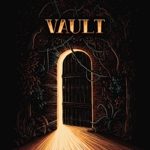 Vault beer label-8bit