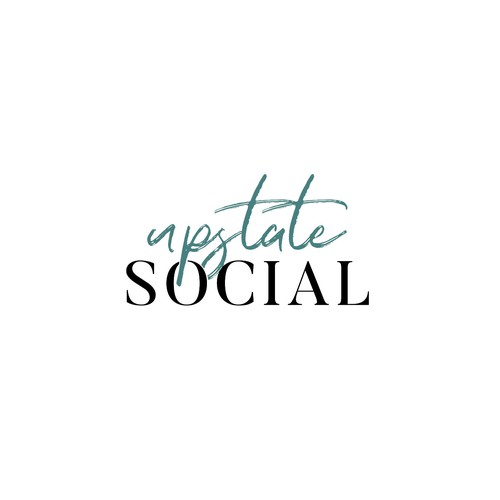 Minimalist logo for social blog 