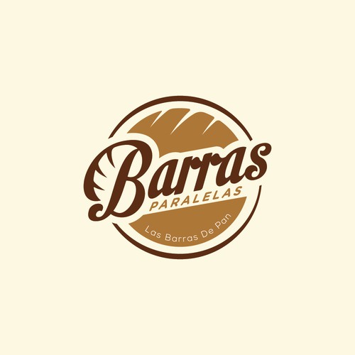 Emblem logo concept for bread logo