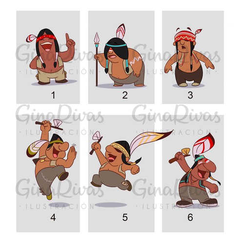 Character design - American Indian