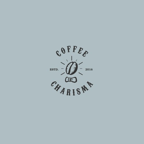 Vintage logo for coffee business company: Coffee Charisma