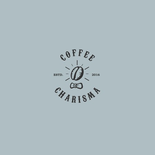 Vintage logo for coffee business company: Coffee Charisma