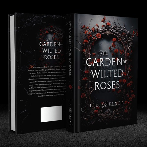 Dark, gothic book cover design.