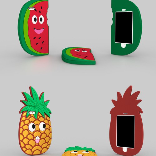 Design funky fruit covers for iPhone and iPod