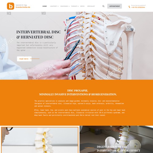 Redesign bandscheibe.de