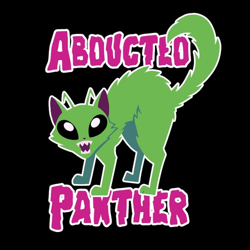 Edgy Sticker Design “Abducted Panther” – Alternative Street Style