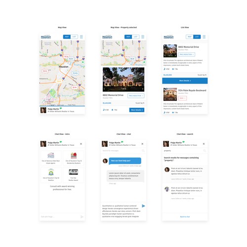 Mobile UX for real estate website