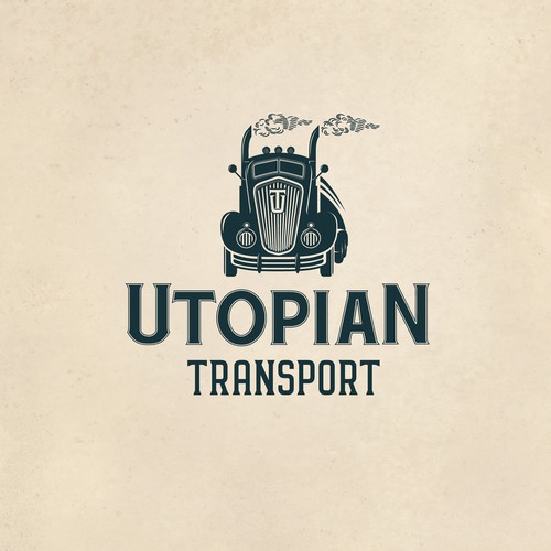 A Cool Vintage Logo for Utopian Transport