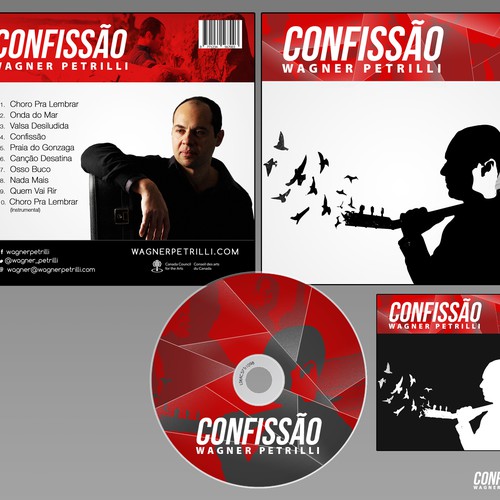 Create CD Cover for Brazilian composer and guitarist Wagner Petrilli