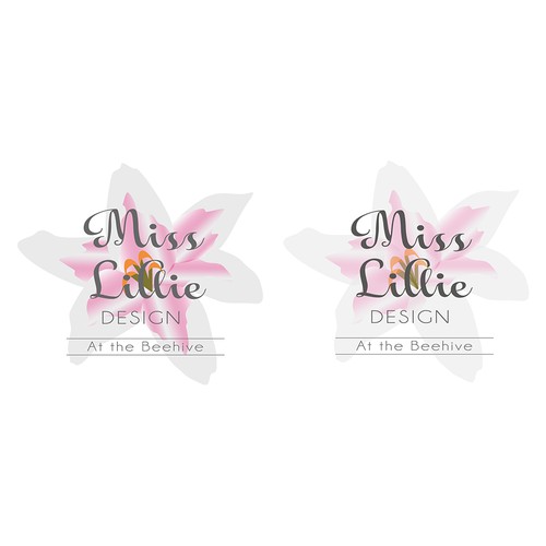 Beautiful Logo for Miss Lillie Design