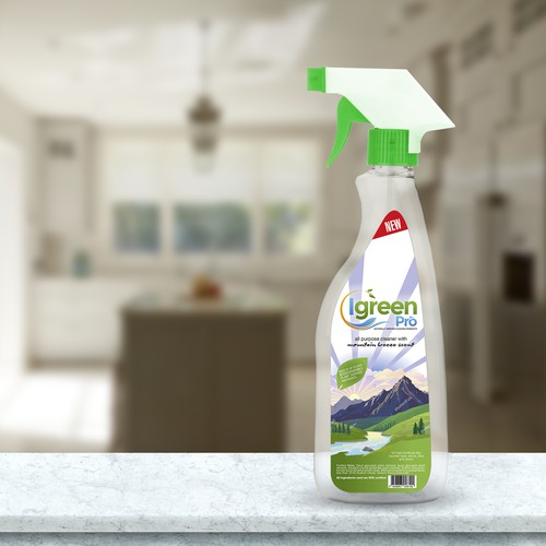 All purpose cleaner with mountain breeze scent 