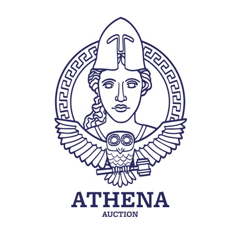 Auction Logo with Athena