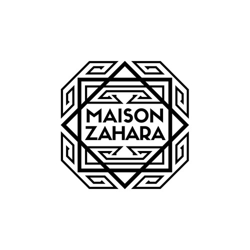 Tribal stylish logo for art and design shop