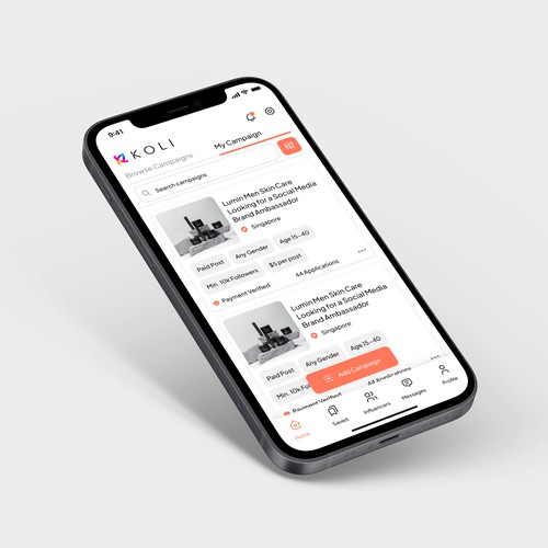 App Design - KOLI