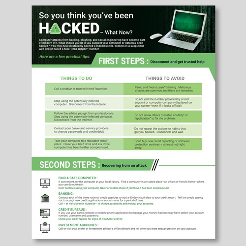 Informative Infographics for Govt. ID Theft