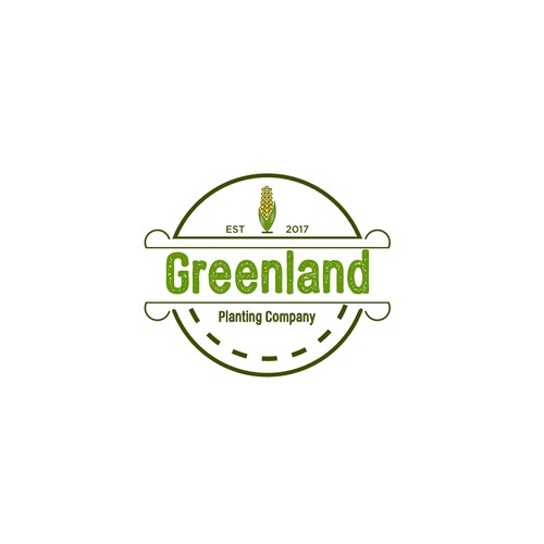 Greenland Planting Co corporate identity and logo