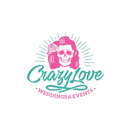 Crazy Love Weddings and Events logo design