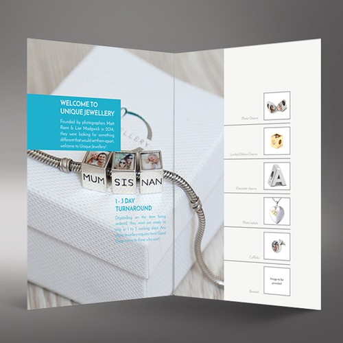 Jewelry brochure design