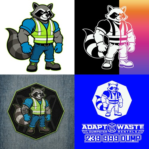 MASCOTTE RATON LAVEUR