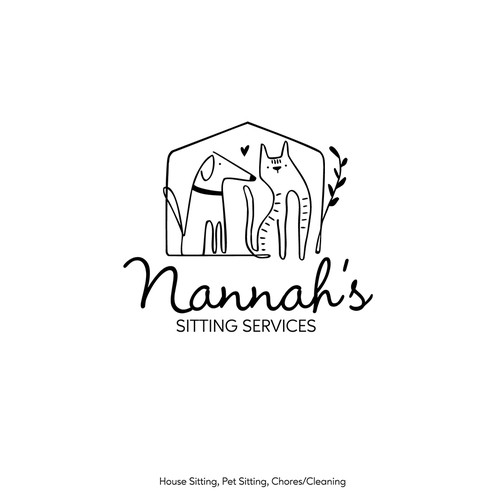 Logo for Nannah's sitting services