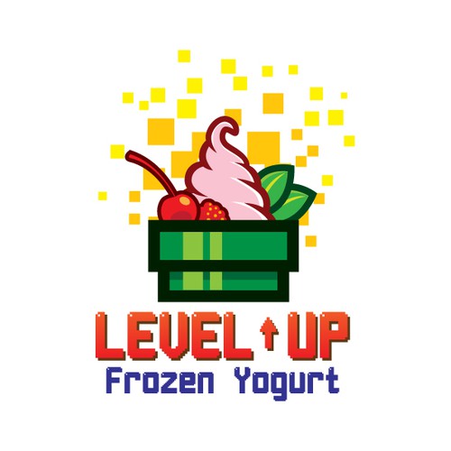 Need a totally rad logo for a self-serve frozen yogurt shop that will be in our video game store