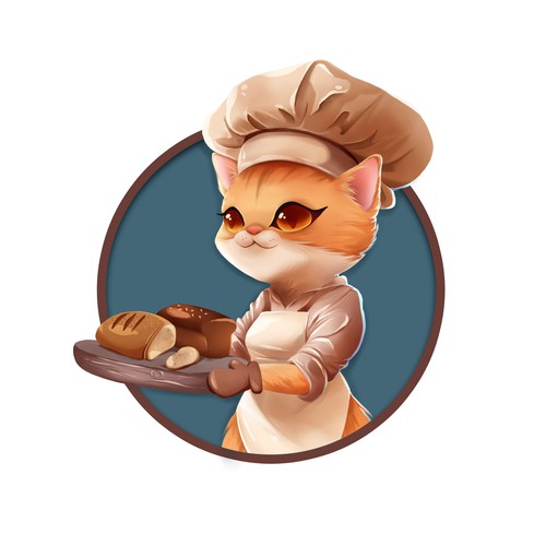 A mascot for a bakery trade/shop