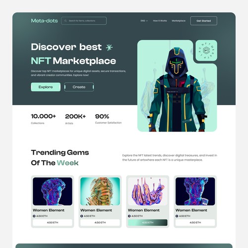 NFT Landing Page