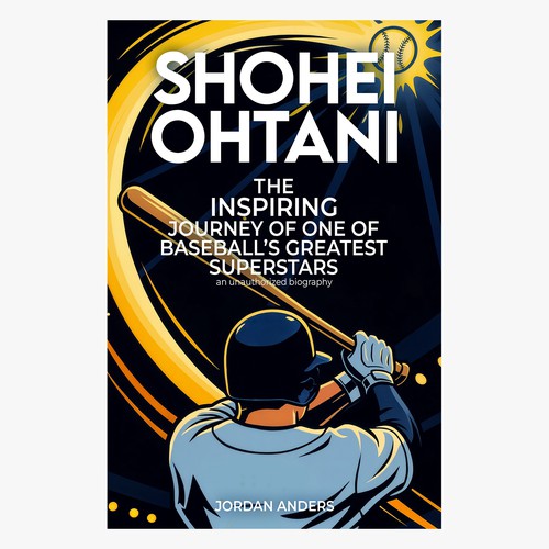 Shohei Ohtani Biography Kindle Book Cover Design
