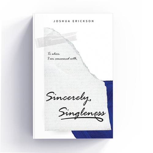 Cover book design - Sincerely, Singleness