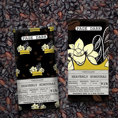 Packaging concept for dark chocolate