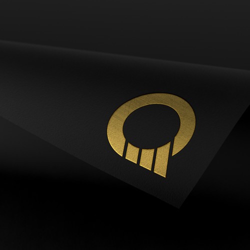 Bold and modern style logo for quantum