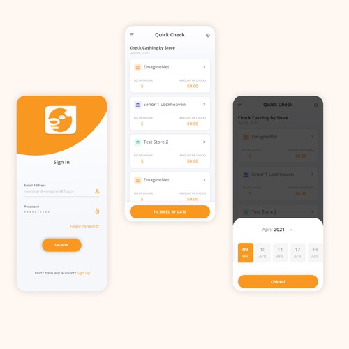 B2B Mobile app for financial reporting