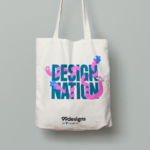 Tote Bag design for a design conference