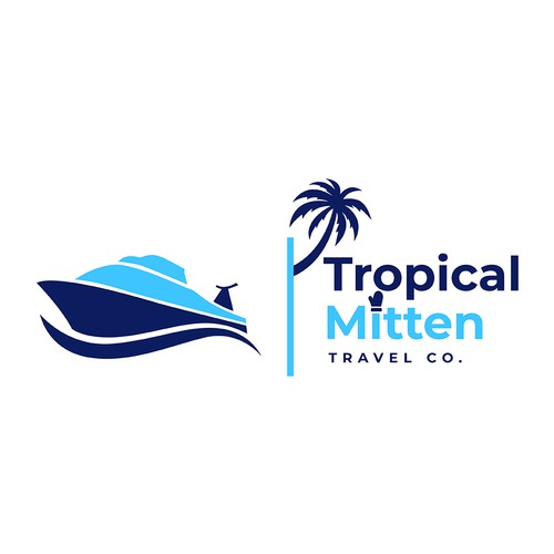 Tropical Travel Company Logo Design 
